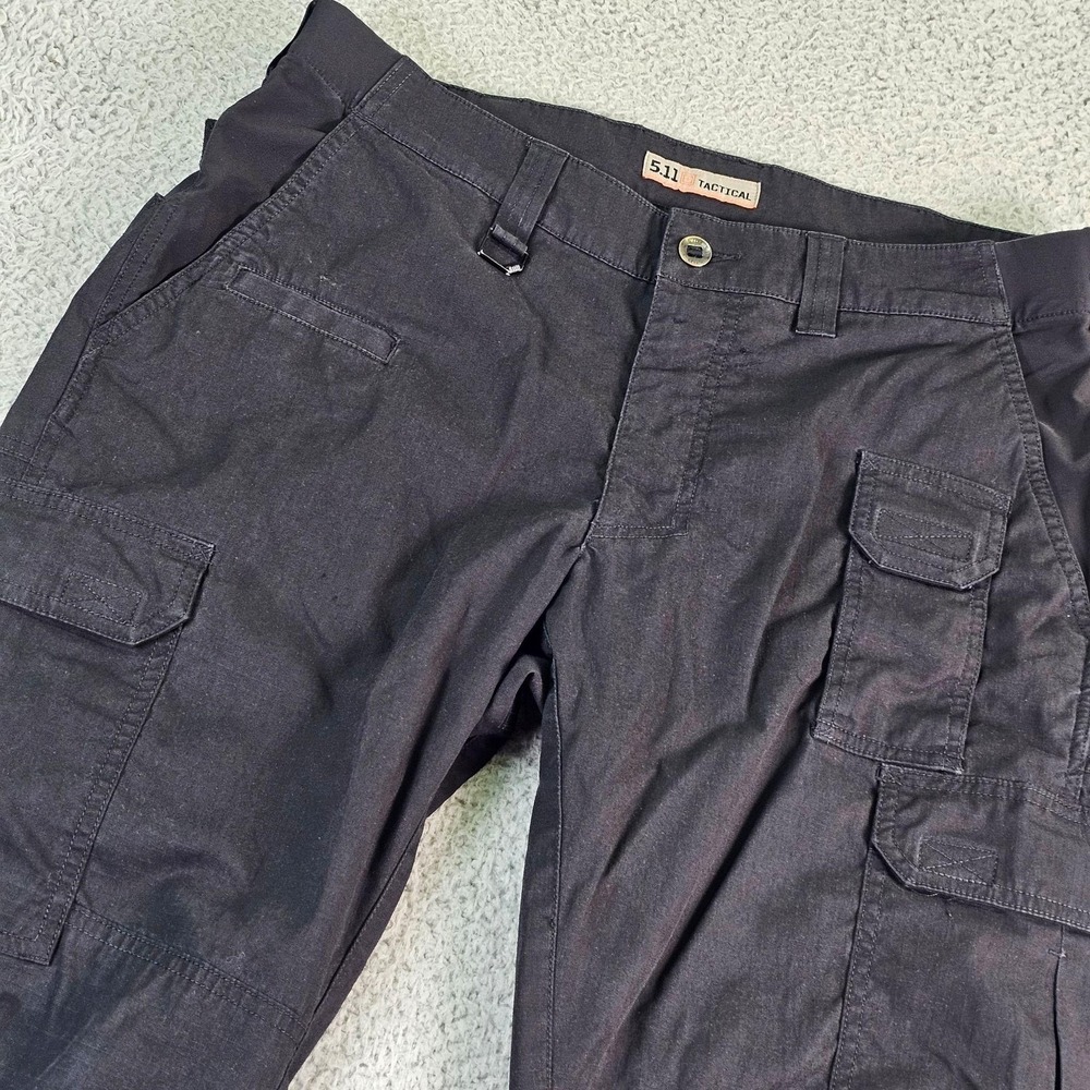 5.11 Tactical Pants Mens 34x30 Gray Cargo Canvas Workwear Utility Outdoor Police